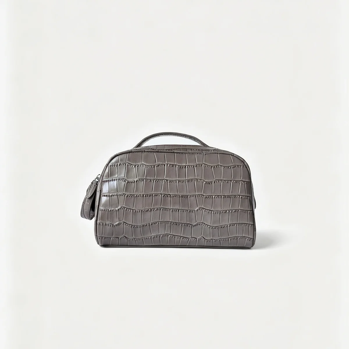 Echtleder-Kosmetiktasche mit Krokodil-Textur, Reise-Kosmetikbeutel, große Kapazität, Unisex-Organizer, mehrere Farben zur Auswahl. – Detail 16