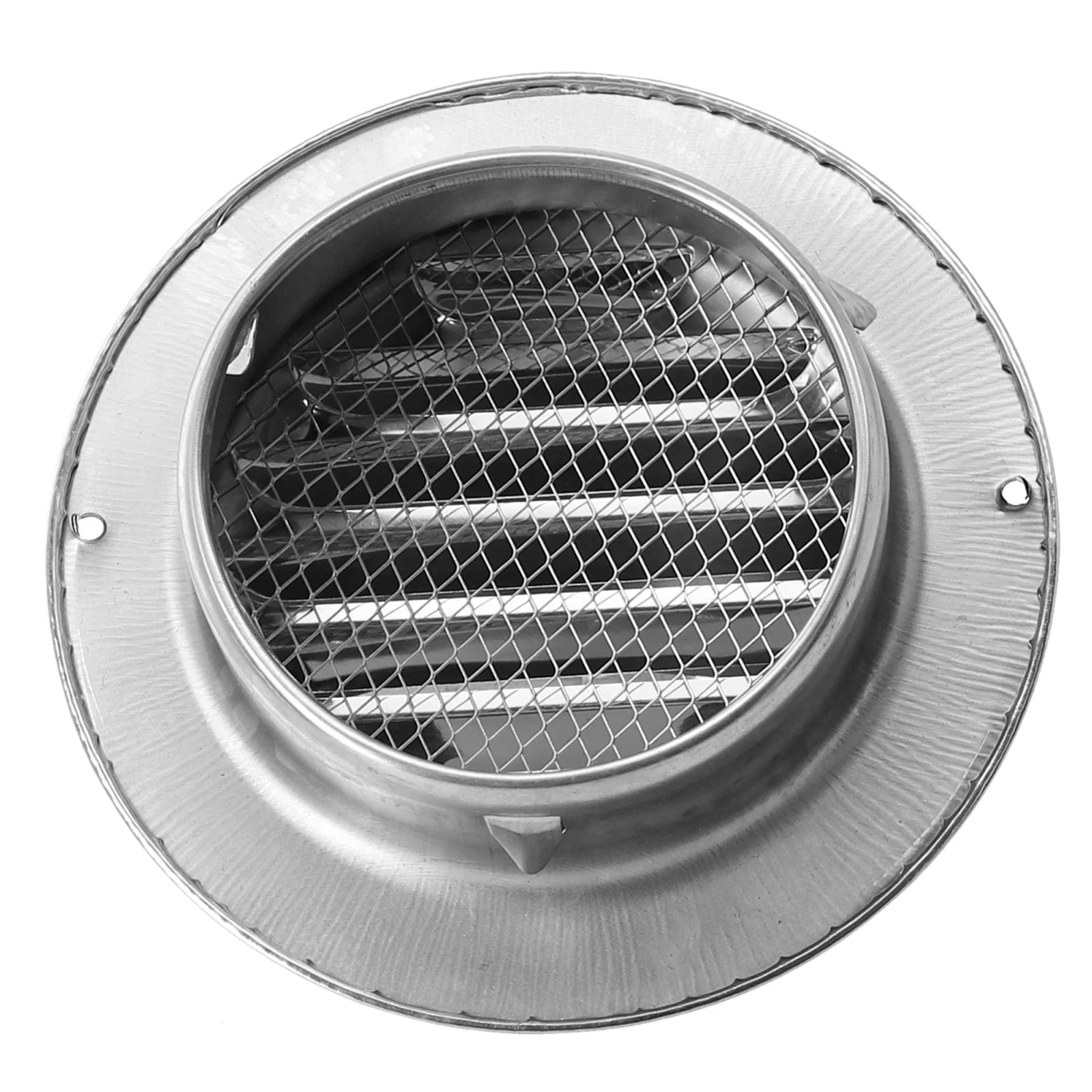 High Quality For Wall Air Outlet Grille Vent Cap Vent Cover Ventilators Rainproof Silver Stainless Steel Windproof