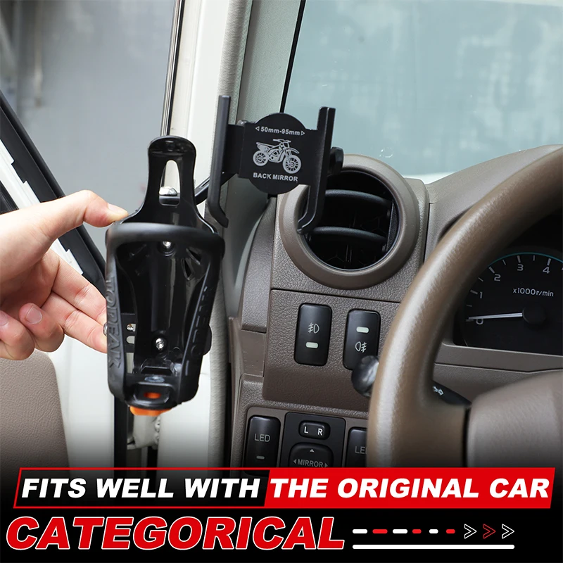 For 2009-2026 Toyota LC71 LC76 LC79 car dashboard car mobile phone holder GPS navigation holder multi-function cup holder view 2