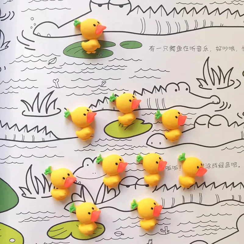 10 pcs flat back ducks/miniatures fox squirrel/cute animal/fairy garden gnome/Cabochons/DIY supplies/crafts accessories