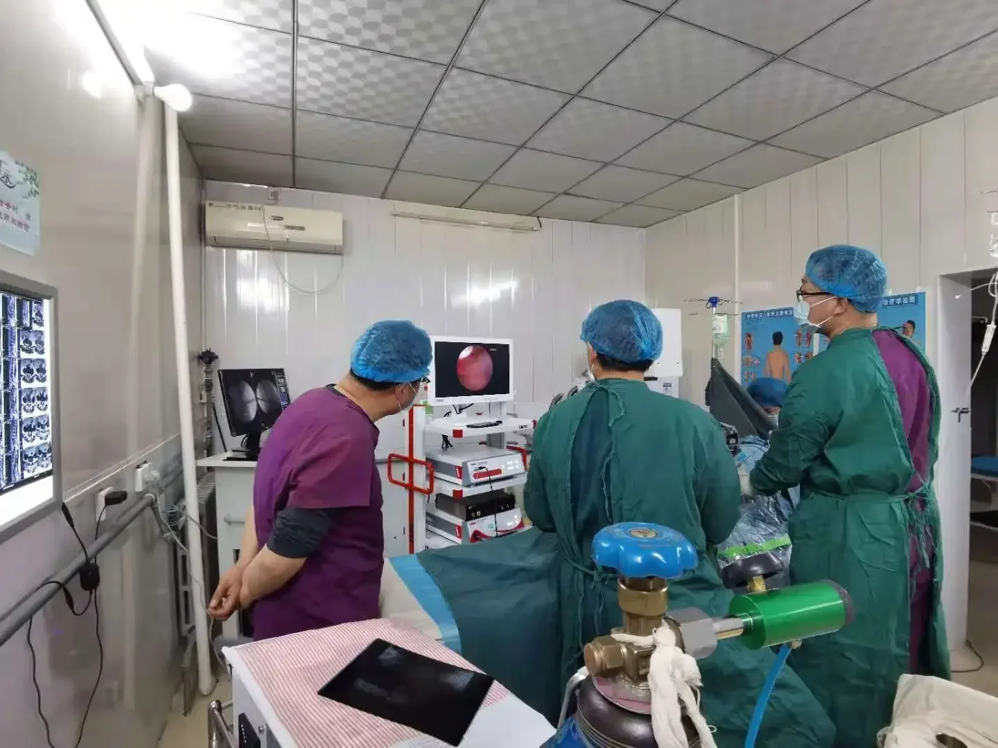 Anoscopio médico con equipo de endoscopia de troenterología de colonoscopia ligera