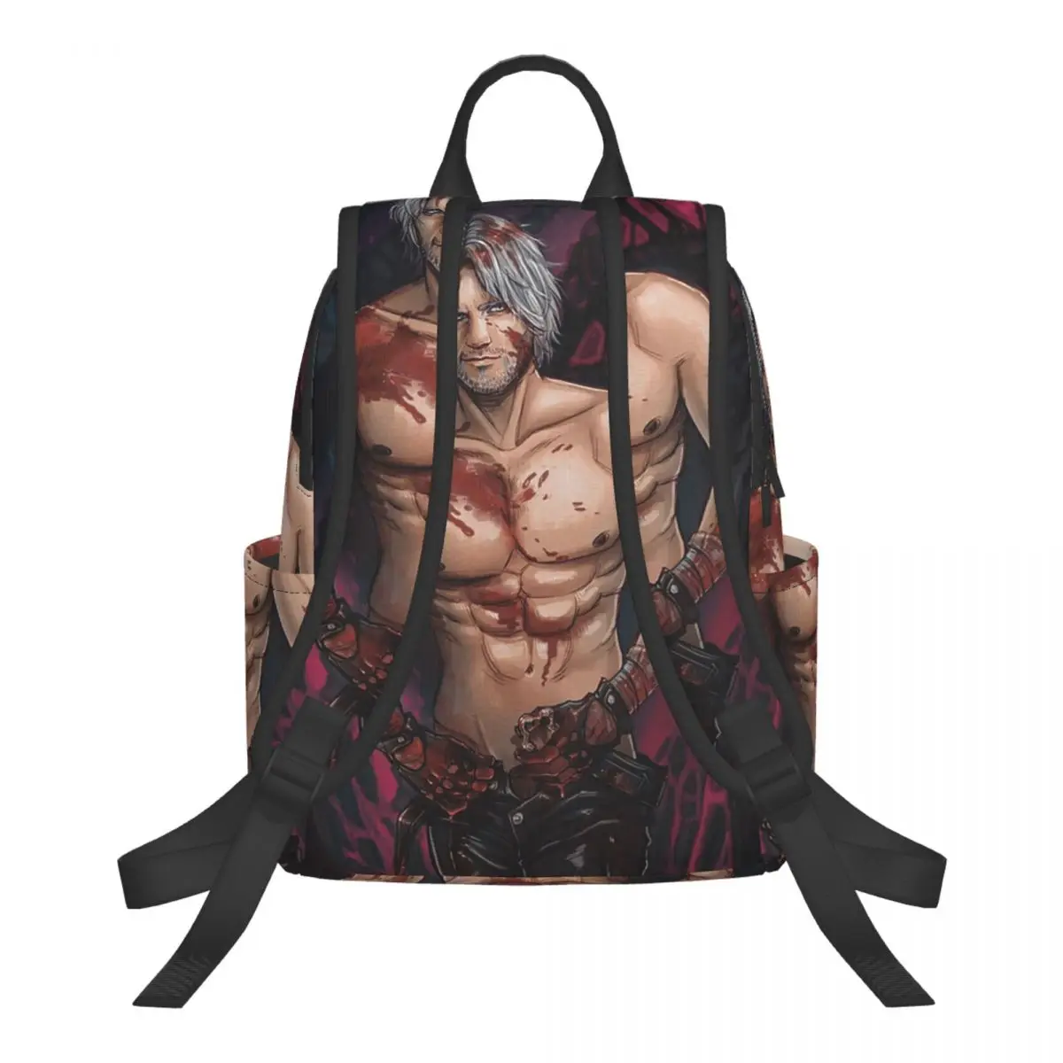 Dante Devil May Cry 5 Classic Student Backpack School Bag Hiking Travel Daypack for Boys Girls Bookbag Shoulder Bags