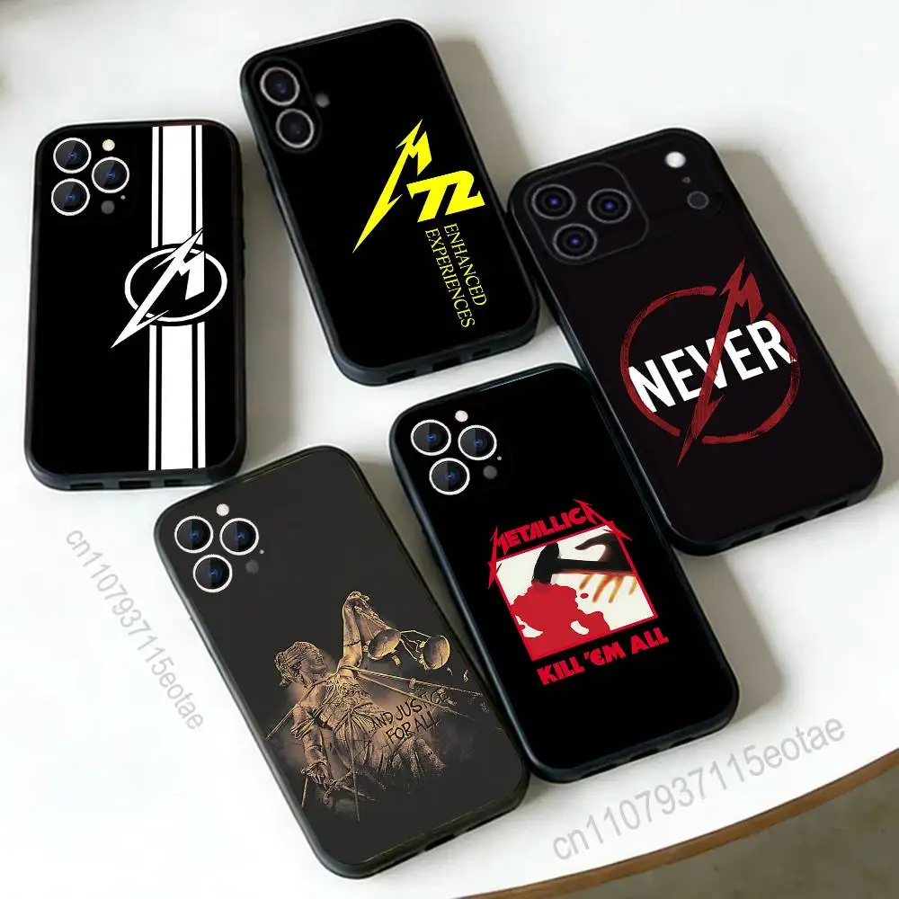 

Band-72 S-Seasons M-Metallica Phone Case Silicone Soft For IPhone 16,17,15,11,13,12,14,Mini,Pro,Max,Plus,Air,E Black
