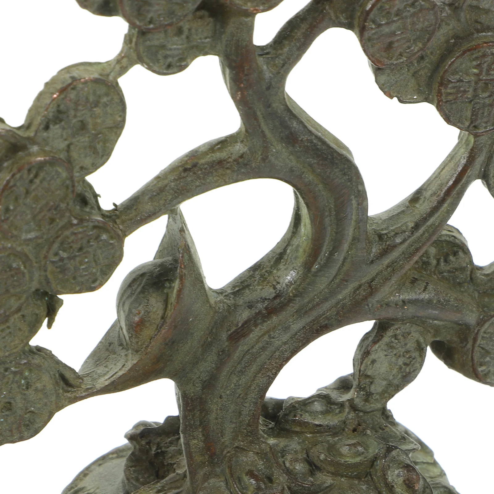 

Chinese Style Copper Money Tree Ornament Desktop Fortune Table Centerpiece Decorative Bonsai Lucky Tree Sculpture