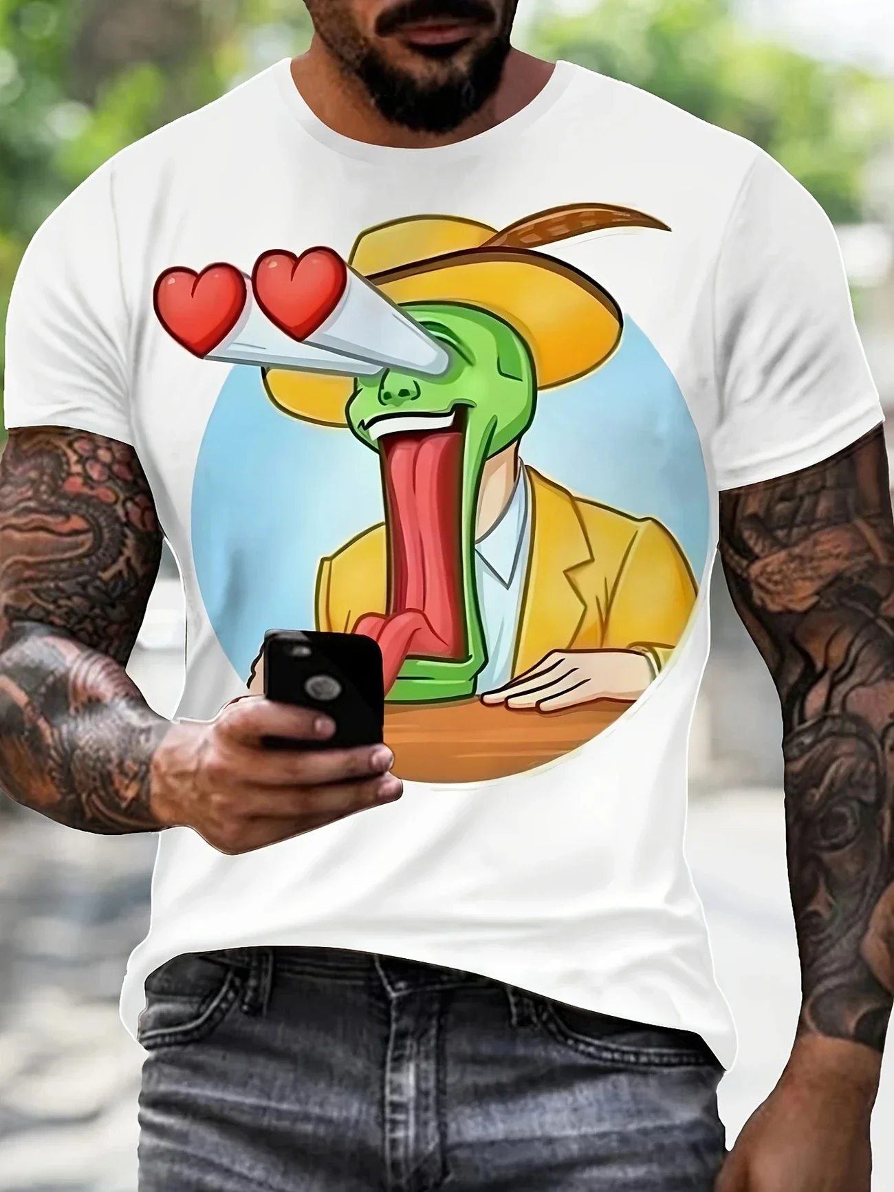 Summer Fun Men's T Shirt 3D Graphic Abstract Stylish Classic O-Neck Short Sleeve Top Daily Comfortable Quick Drying Men Clothing