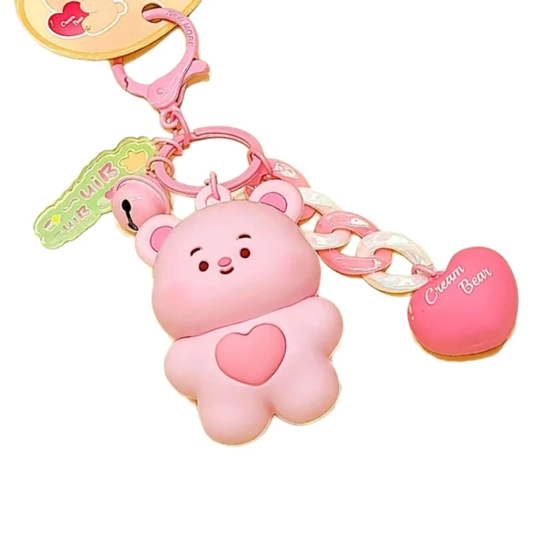 Adorable Keychain Butter Bear Squeeze Toy Decorations Student Prize Giveaway