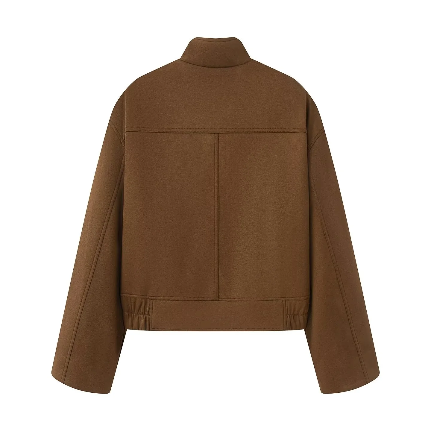 KEYANKETIAN 2025 가을겨울 신상 여성 의류 아메리칸 레트로 스웨이드 스탠드업 칼라 방풍 모터사이클 재킷 여성 코트