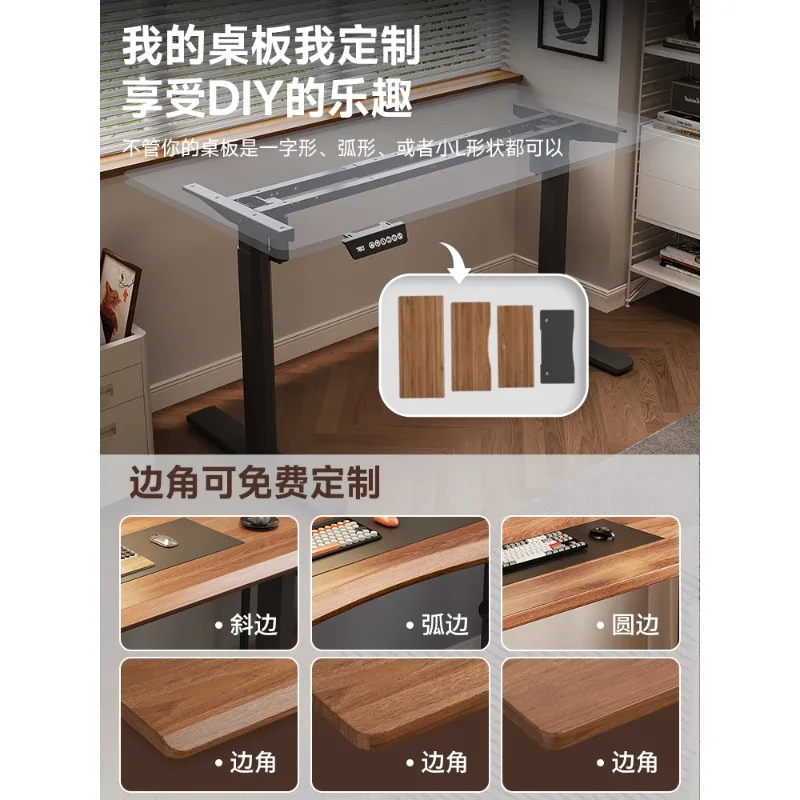 Pieds de table élévatrices électriques intelligents, support de table élévatrice à double faisceau à double moteur