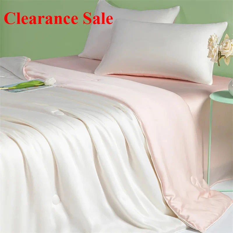

Washed ice silk embroidery double spell ice silk air conditioner quilt student dormitory machine washable summer cool quilt