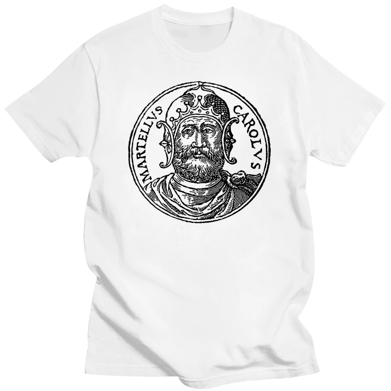 2019 New Summer Cool Tee Shirt Charles Martel T-Shirt Franks French France Europe Tee Funny T-shirt