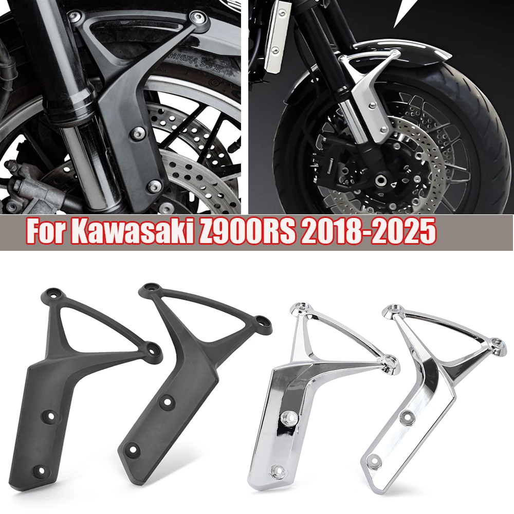 

Front Fender Bracket For Z900RS 2018-2025 Mud Guard Bracket Z900 RS CAFE SE 2019 2020 2021 2022 2023 2024 Motorcycle Accessories