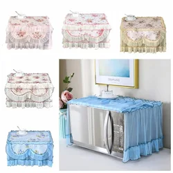 Romantic Lace Microwave Cover Flounce Polyester High-quality Protector Cover Home Decor Modern Minimalism