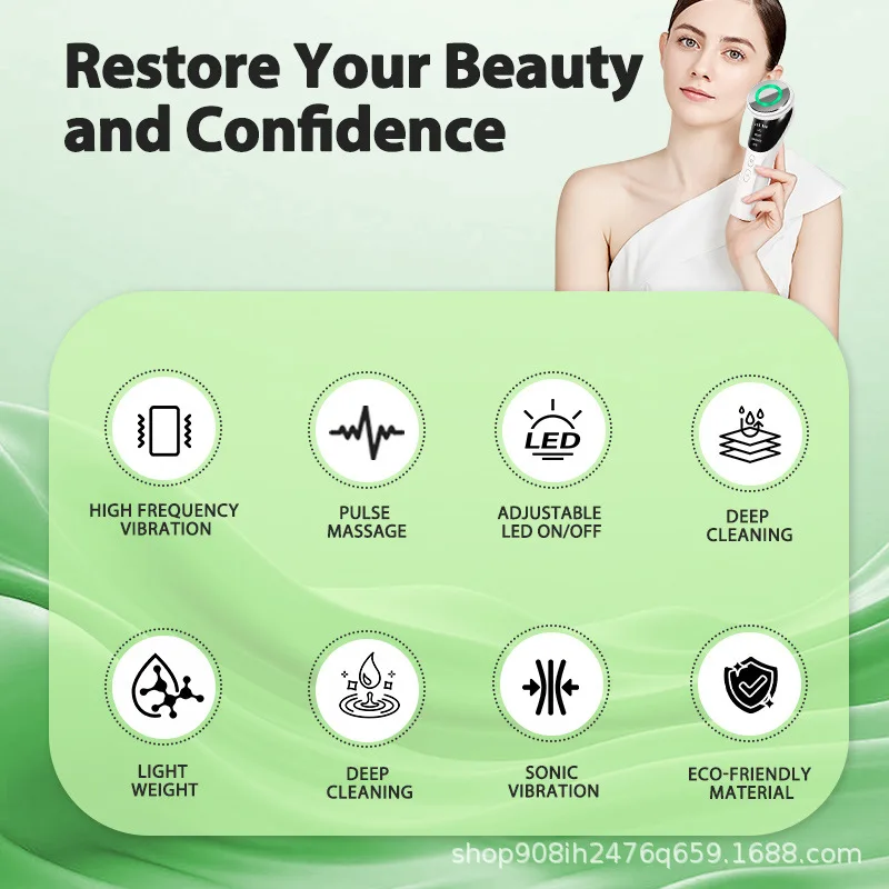 4 em 1 massageador facial ferramentas de cuidados com a pele face lift multifuncional dispositivo firme rejuvenescimento da pele remoção de rugas rosto beleza