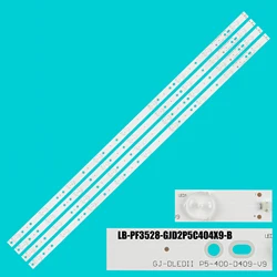 4 pezzi strisce di retroilluminazione a LED per 40PFH5300/88 KDL-40R350D NS-40D510NA15 40D3505T BDM4065UC 40PFT5300/12 40PFT5300/60 40PFK4509/12