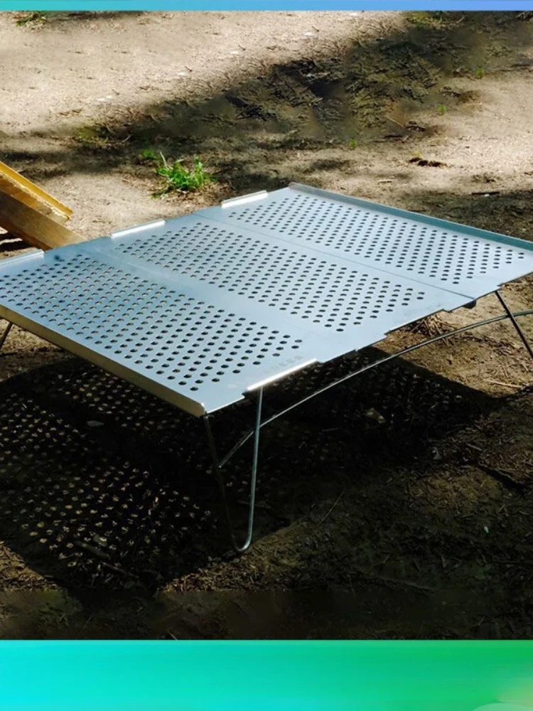 

Aluminum Alloy Folding Table Outdoor Camping Hiking Climbing Picnic Small Portable Folding Ultralight Small Table