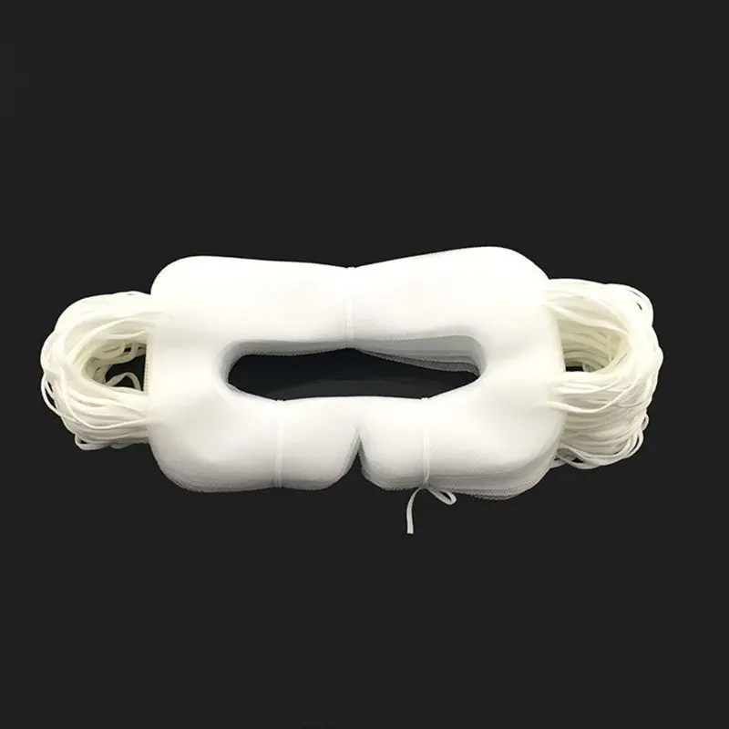 090f Tabrics non tissés Hygiène PAD 100 pièces / Set Face Mask Anti-Sweat jetable pour Vive 3D Virtual Reality