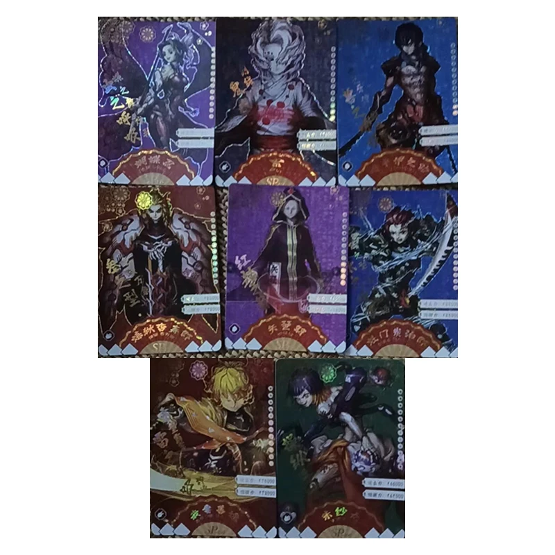 Anime Demon Slayer SSP SP Series Collectible Cards Kochou Shinobu Kochou Shinobu Kamado Tanjirou Christmas Birthday Gifts Toys