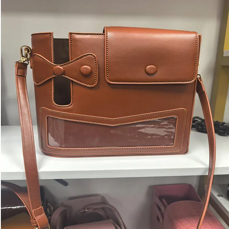 

Women Casual Shoulder Bag with Storage Pocket Bottle Carrier Sling Bag Versatile Crossbody Bag Ladies Travel Hiking Sports Bag