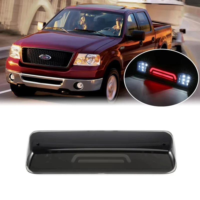 

Rear High Level Brake Light Black Lens 3rd Cargo Light for Ford F150 / Lobo 2004-2008 for Ford Explorer Sport Trac 2007-2010