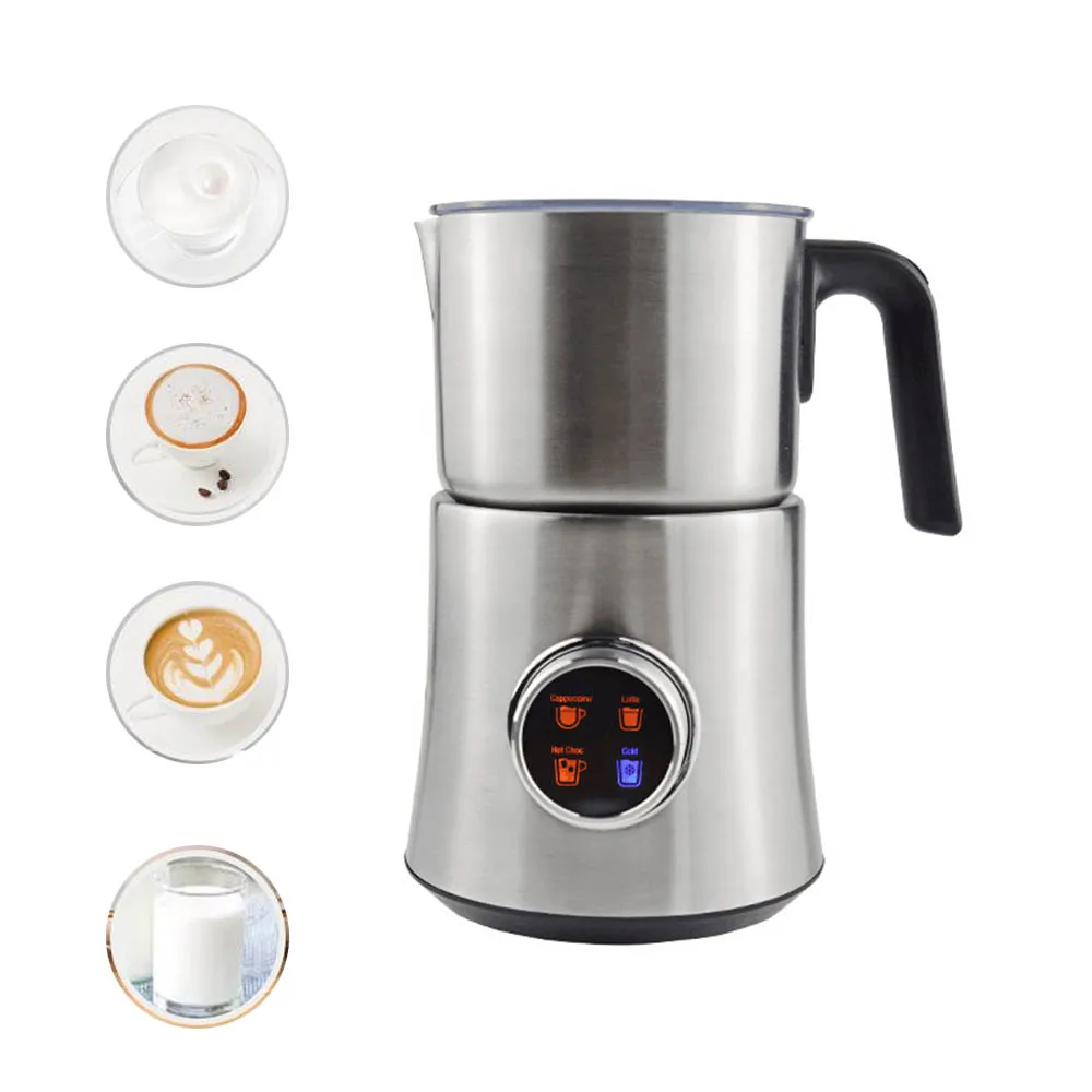 900ML Multi-function Electric Milk Frother Hot and Cold Doubles For Making Latte Cappuccino Coffee Chocolate Rapid Foaming