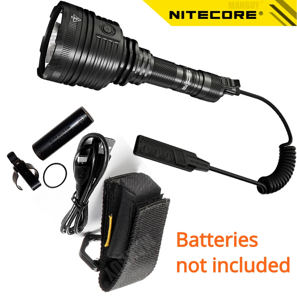 

2024 NITECORE P30i Rechargeable Flashlight Aluminum Alloy Waterproof Search Torch Rsw2i Remote Boxset Not Included 21700 Battery