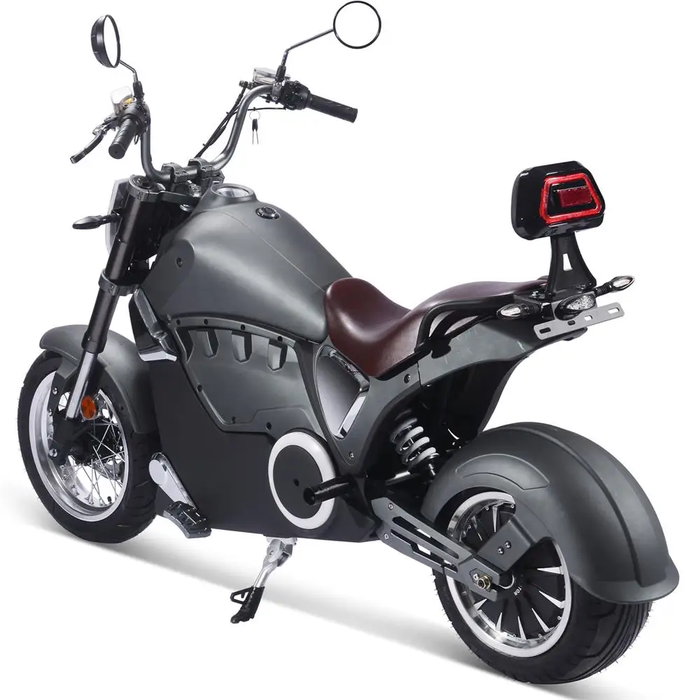 USA overseas warehouse hot sellingTyphoon 72v 30ah 3000w motorbike  Lithium Electric Scooter Graycustom