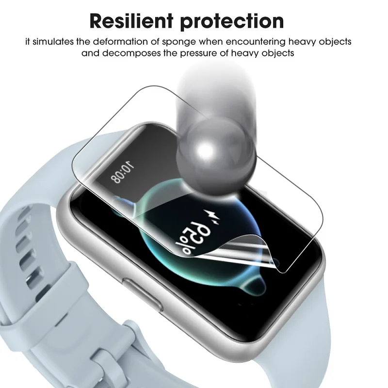 Pellicola salvaschermo compatibile per Huawei Watch Fit 2 pellicola protettiva idrogel