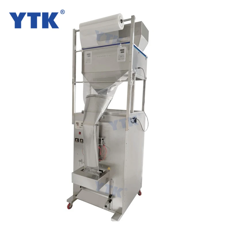 YASON 1200g Large Capacity Automatic Filling Sealing Machine Food Coffee Bean Grain Power Bag Back Seal Packaging Machine