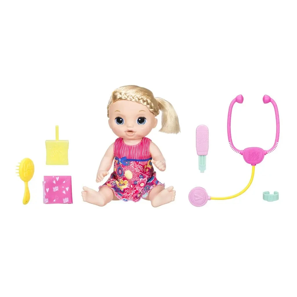 Baby Alive Sweet Tears Baby Blonde Intelligent Vocal Doll Baby Interactive Doll with Sound and Light Children's Play House Toys