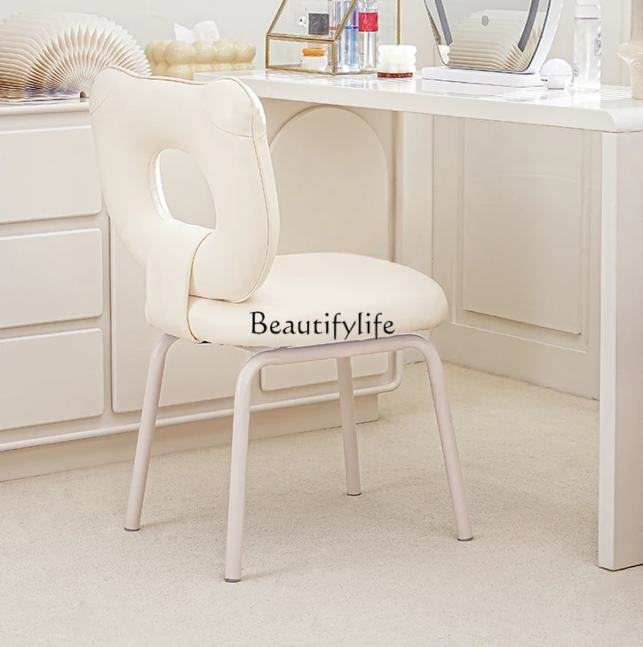 Light Luxury Bedroom Dressing Modern Simple Chair High Sense Nail Stool