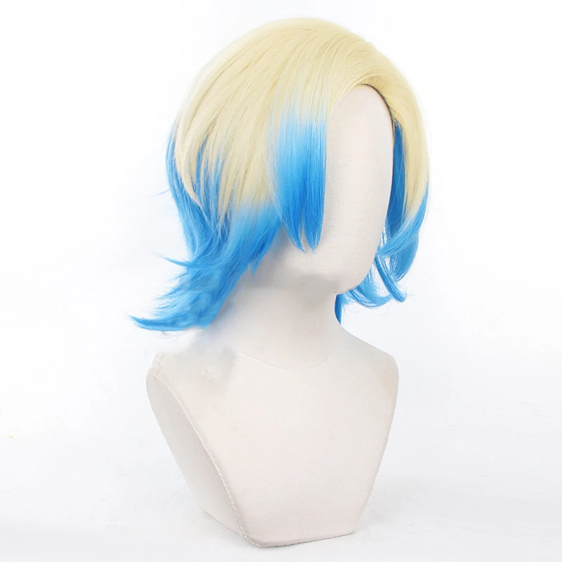 Michael Kaiser Cosplay Pruik Anime BLUE LOCK Hoge Temperatuur Haardraad Lang Haar Met Pruik Cap Voor Vrouwen