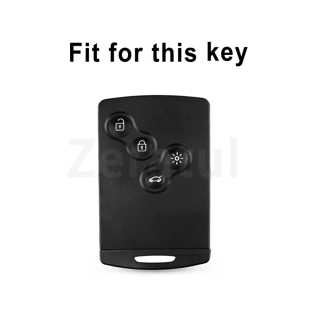 Shell Fob 4Buttons TPU Car Key Case Cover for Renault Koleos Scenic Nema Fluence Captur Clio Logan Megane Zoe Duster Accessories