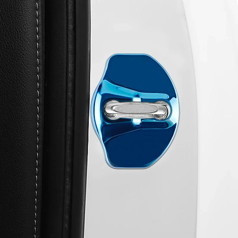 Auto Door Lock cover Protect For Tesla model 3 model X Y Car Emblems Case Car-Styling Car Protection Accessories