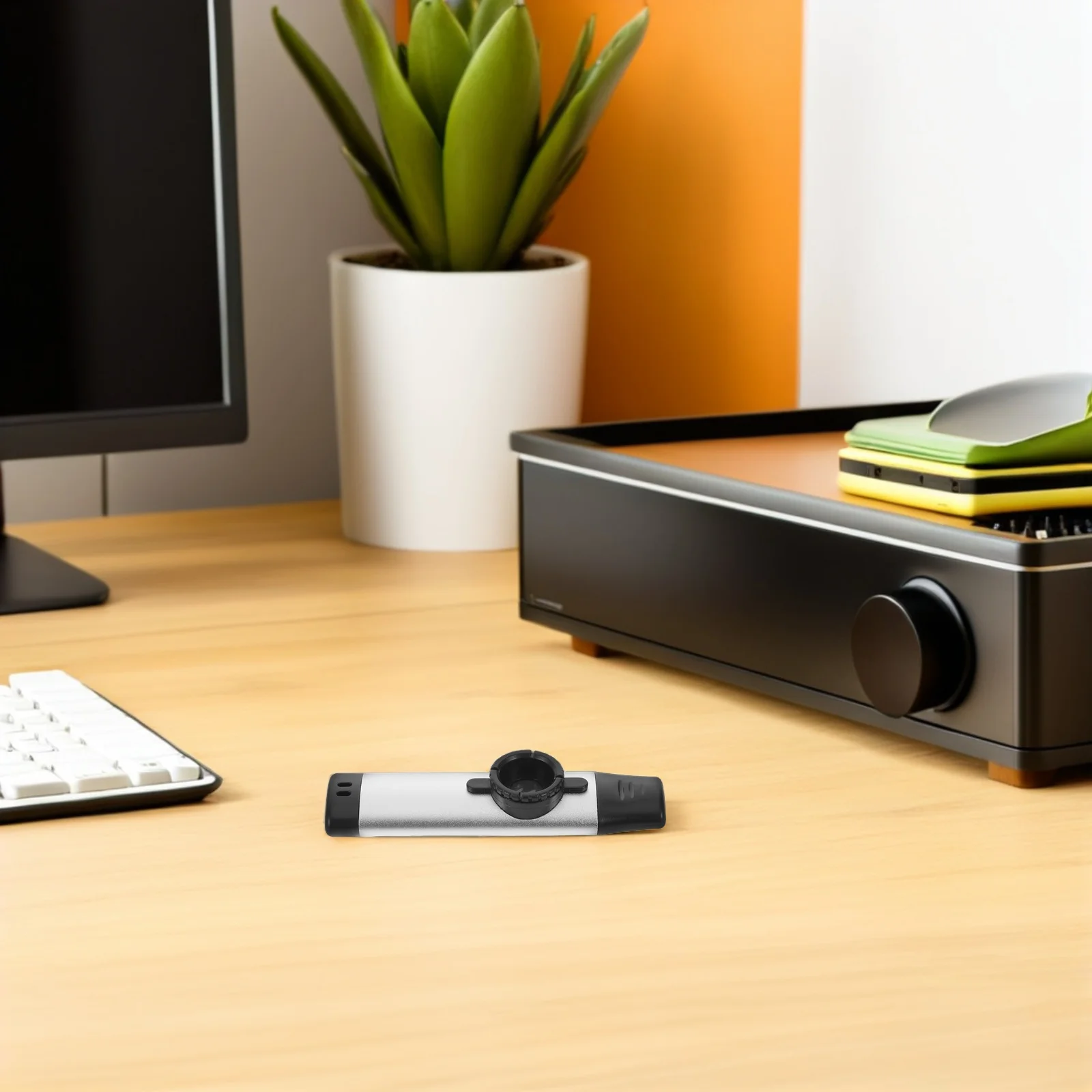 

1 Set Electronic Kazoo Instrument Metal Kazoo Flute For Performance Portable Beginner Friendly Musical Instrument For Parties