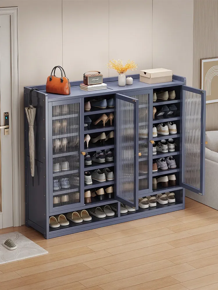 Home shoe cabinet, dust-proof shoe rack outside the corridor at the entrance of the home, large capacity, multi-layer
