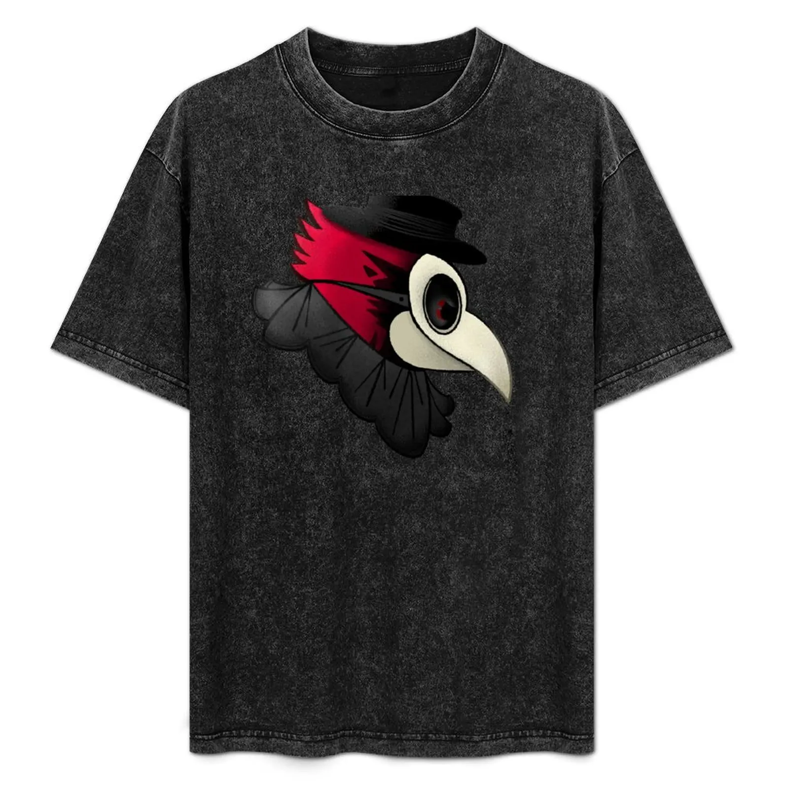 

Redbird Plague Doctor T-Shirt Plus Size Workout Short Sleeve Top