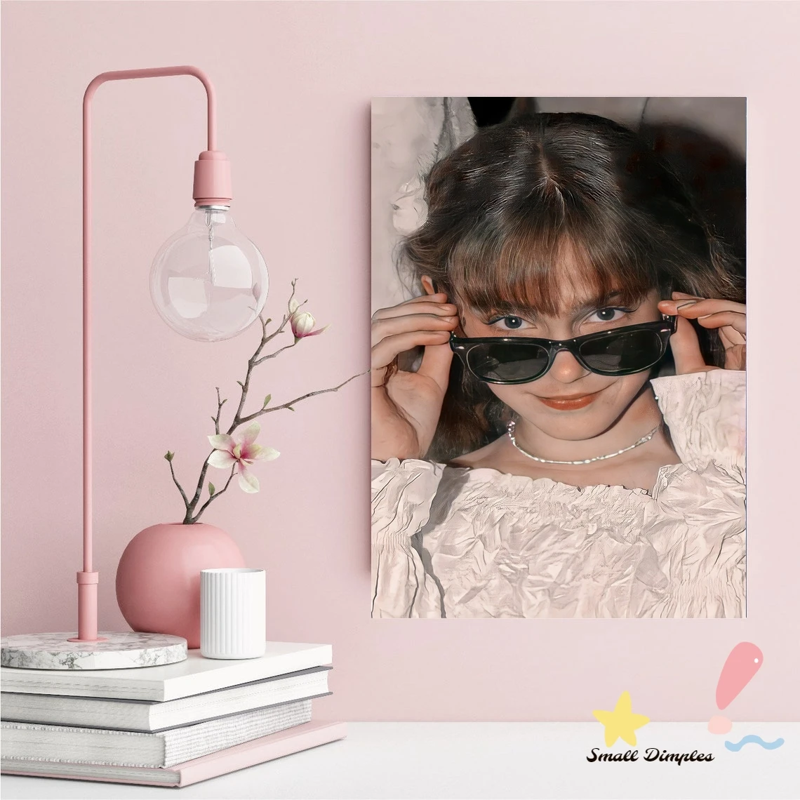 إيما واتسون الموسيقى ستار المشارك قماش الفن طباعة ديكور المنزل طلاء جدران (بدون إطار) #3