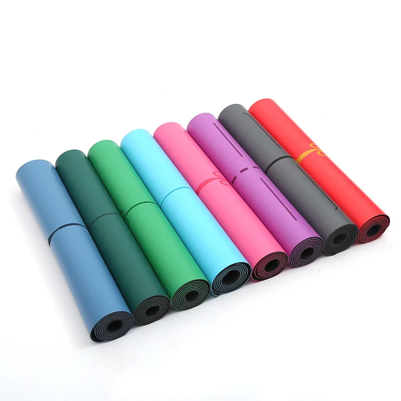 PUYoga Mat Natural Rubber Anti-Skid Shock Absorption Mute Double Bed Mattress Yoga Mat Household Oversized Skipping Rope Female