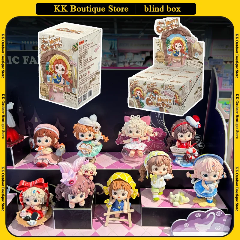 

Heyone Black Play FurFur The Happy Collection Series Blind Box Cute Cartoon Anime Figure Dolls Mysterious Box Desktop Ornament