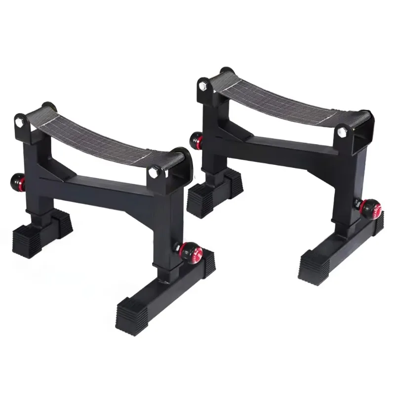 Adjustable 5 Gear Metal Barbell Support Stand, Weight Lifting Deadlift Buffer Rack Gym Training Equipment