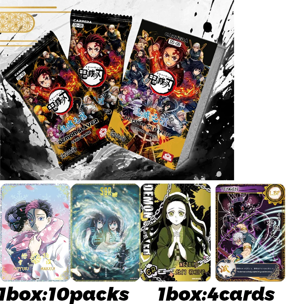 2026 Genuine AIKAHO Demon Slayer Vol.8 Journey Trading Cards 3rd Anniversary Limited Series Anime Collectible Cards Toys Holid