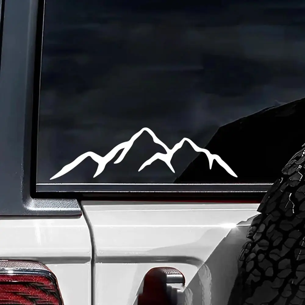 1pc Mountain Adventure Vinyl Sticker Waterproof Self-Adhesive Decal for Motorcycle Car Laptop Camping Outdoor