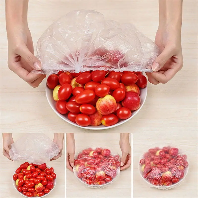 Shower Cap Women Waterproof Long Hair Shower Caps Food Seal Retractable Bag Charlotte Disposable Hair Elastic Shower Caps