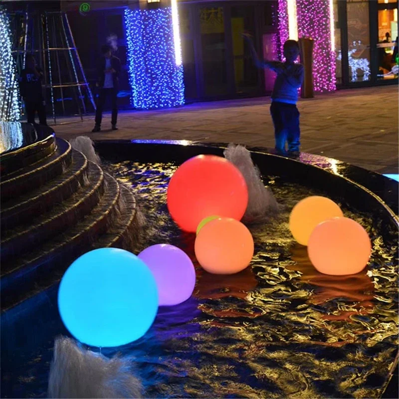 Outdoor Hanging Globe Light Solar Waterproof Light Emitting Diode Chandelier Ball Battery Powered Garden Restaurant Plastic