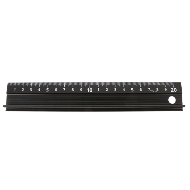 Aluminum Alloy Straight Ruler Multifunctional for Protection Anti Slip Drawing T