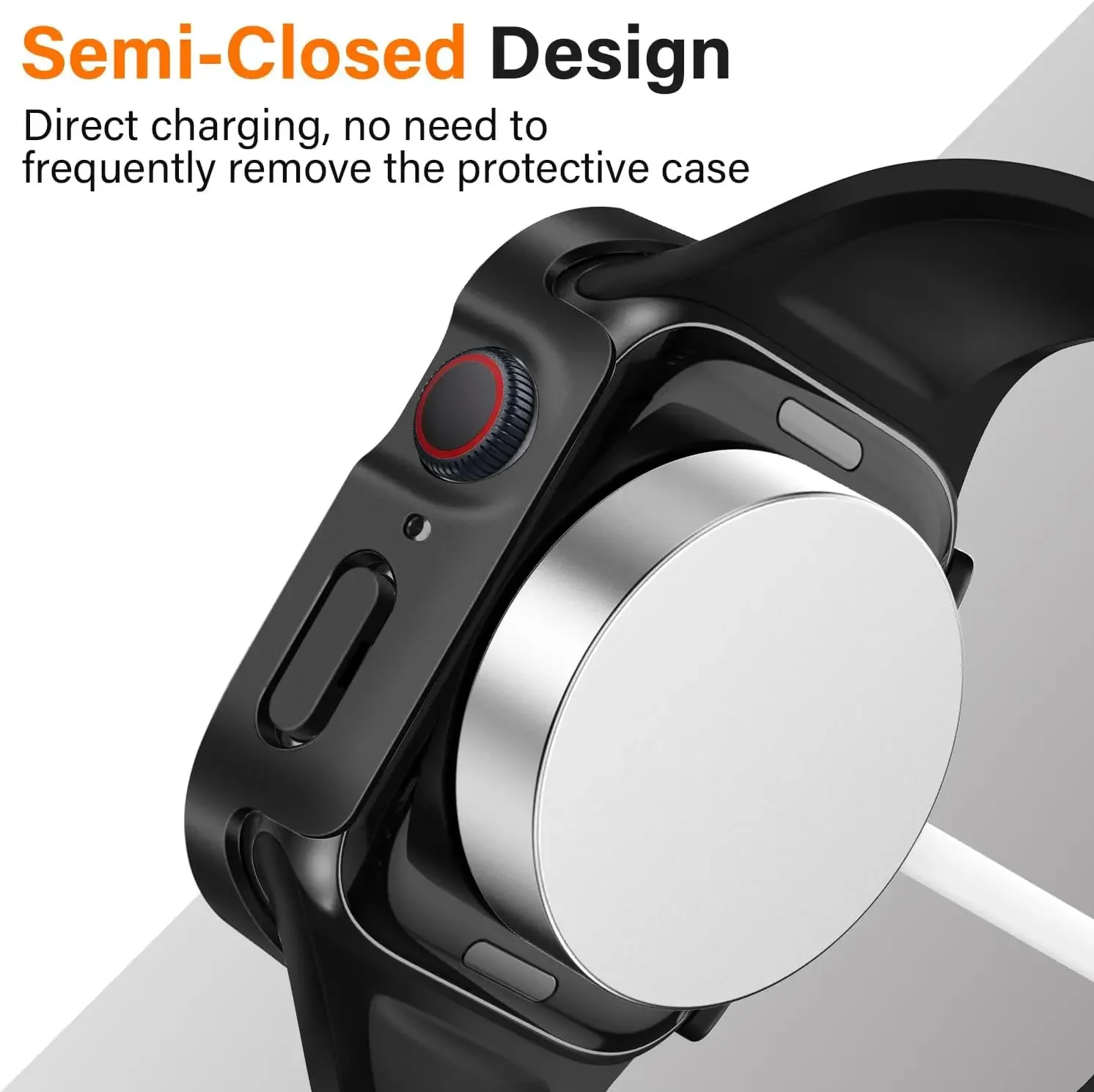 ป้องกันหน้าจอสําหรับ Apple Watch 9 8 7 40 มม.41 มม.44 มม.45 มม.PC กันน้ําสําหรับ iWatch Series 6/5/4/SE