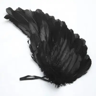 

Wings Props Costumes Festival Black Artificial Cosplay Angel Wing Large Fairy Wing for Girls Stage Performance Photo