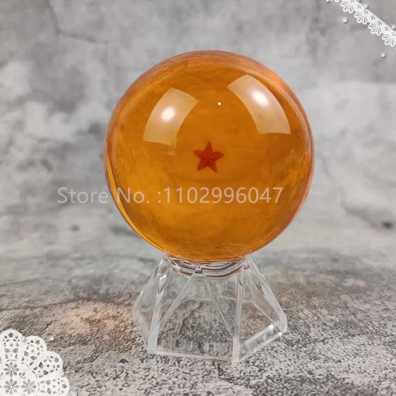 5.7cm Hot Dragon Ball Z Stars Crystal Ball Dragonball Selectable Resin Action Figures Dragon Ball Z With Beautiful Base Anime