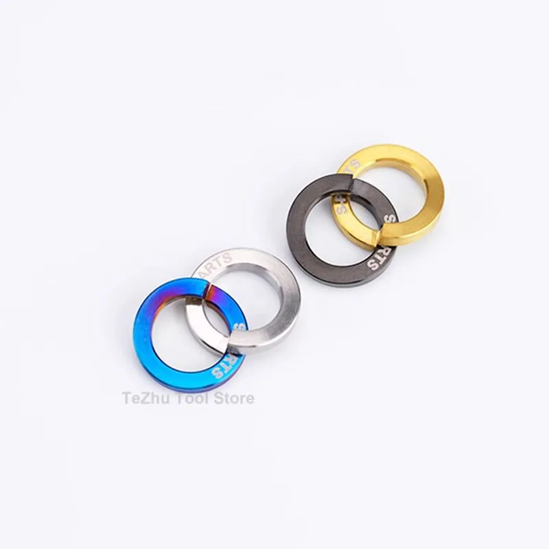 Guarnizione elastica M3 M4 M5 M6 M8 M10 M12 Rondella di bloccaggio a molla in titanio TC4 Guarnizioni a molla in lega di titanio per moto e auto