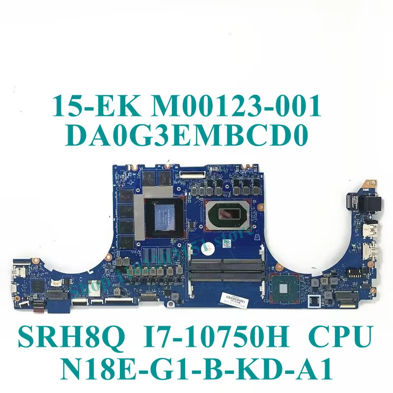 M00123-601 M00123-001 Avec I5-10300H/I7-10750H CPU Carte Mère DA0G3EMBCD0 Pour HP 15-transmer Ordinateur Portable Carte Mère RTX2060 100% Testé Bon